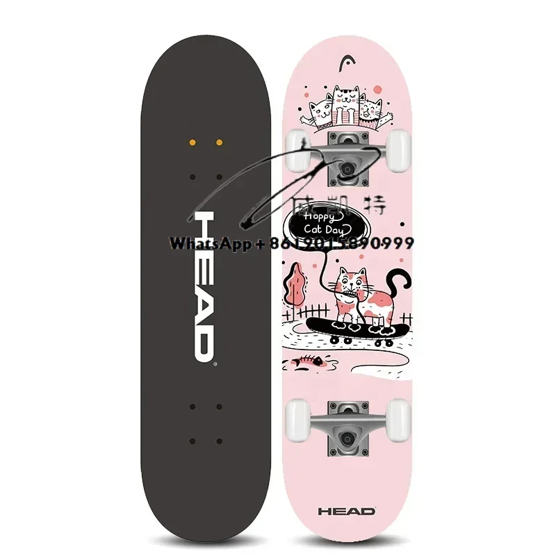 4 Wheels Waterproof Custom Skateboard Customizable colors