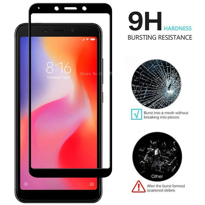 Explosion-proof Screen Protector on Xiaomi Redmi 6 6A 5 Plus 5 5A S2 4A 4X Screen Protector for Note 4 4X 5 5A 6 Pro Low Price