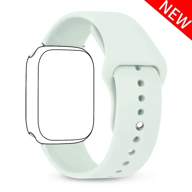 Silicone Band For Apple Watch strap 44mm 45mm 40mm 41mm 42-38mm 45 mm sport bracelet iwatch series 8 7 6 5 4 3 SE 9 Ultra 2 49mm