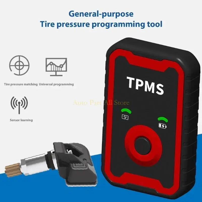 

J0MA Универсальный автомобильный датчик давления в шинах TPMS Программируемый водонепроницаемый корпус из АБС-пластика