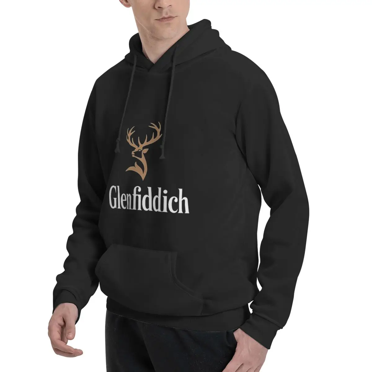 Классическая мужская толстовка с капюшоном из полиэстера Glenfiddich, теплые цвета, размеры