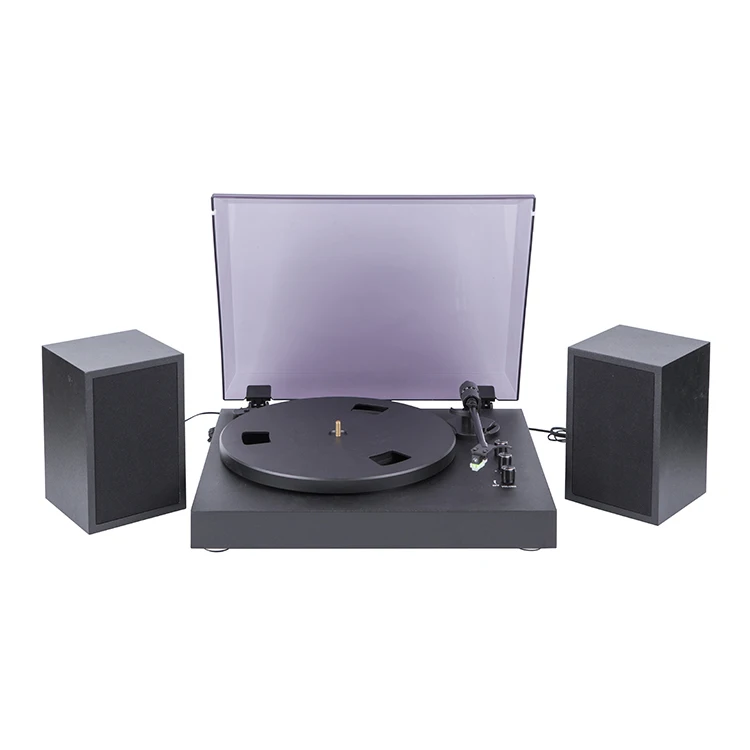 

Hooqu High Quality Phonograph Audiophile BT USB Recording Turntable Lp Vinyl Record Turntable Player