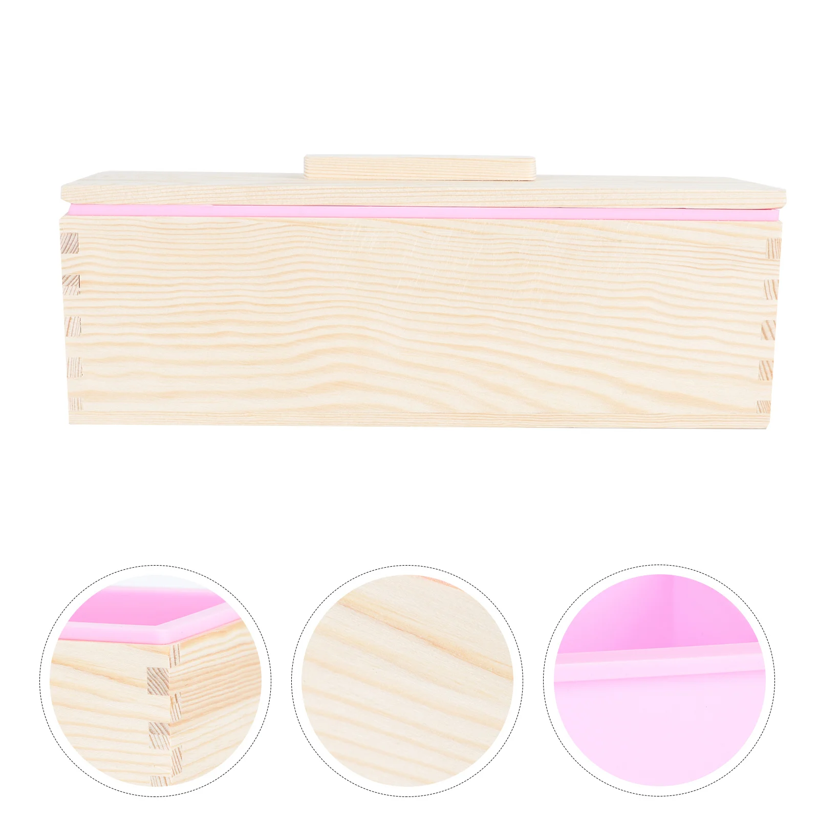 

1 set 1 Set Of Bread Box Wooden Storage Container For Kitchen Bread Toast Soap Organizer Handmade Wood Container Sturdy Box