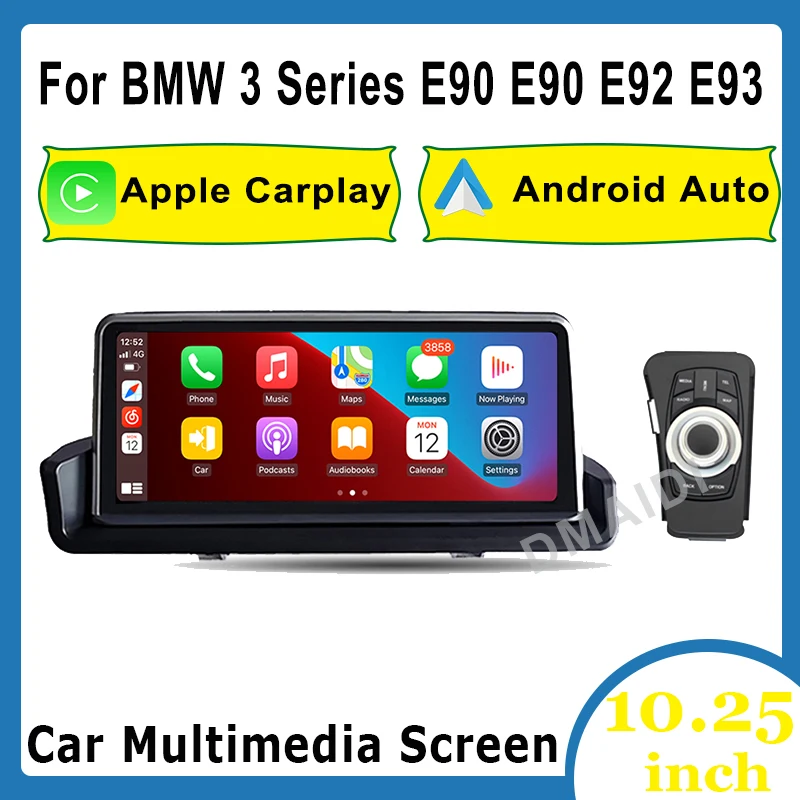 

10.25 inch Car Multimedia GPS Navigation Wireless CarPlay Android Auto For BMW 3 Series E90 E91 E92 E93 2005-2012 Head Unit