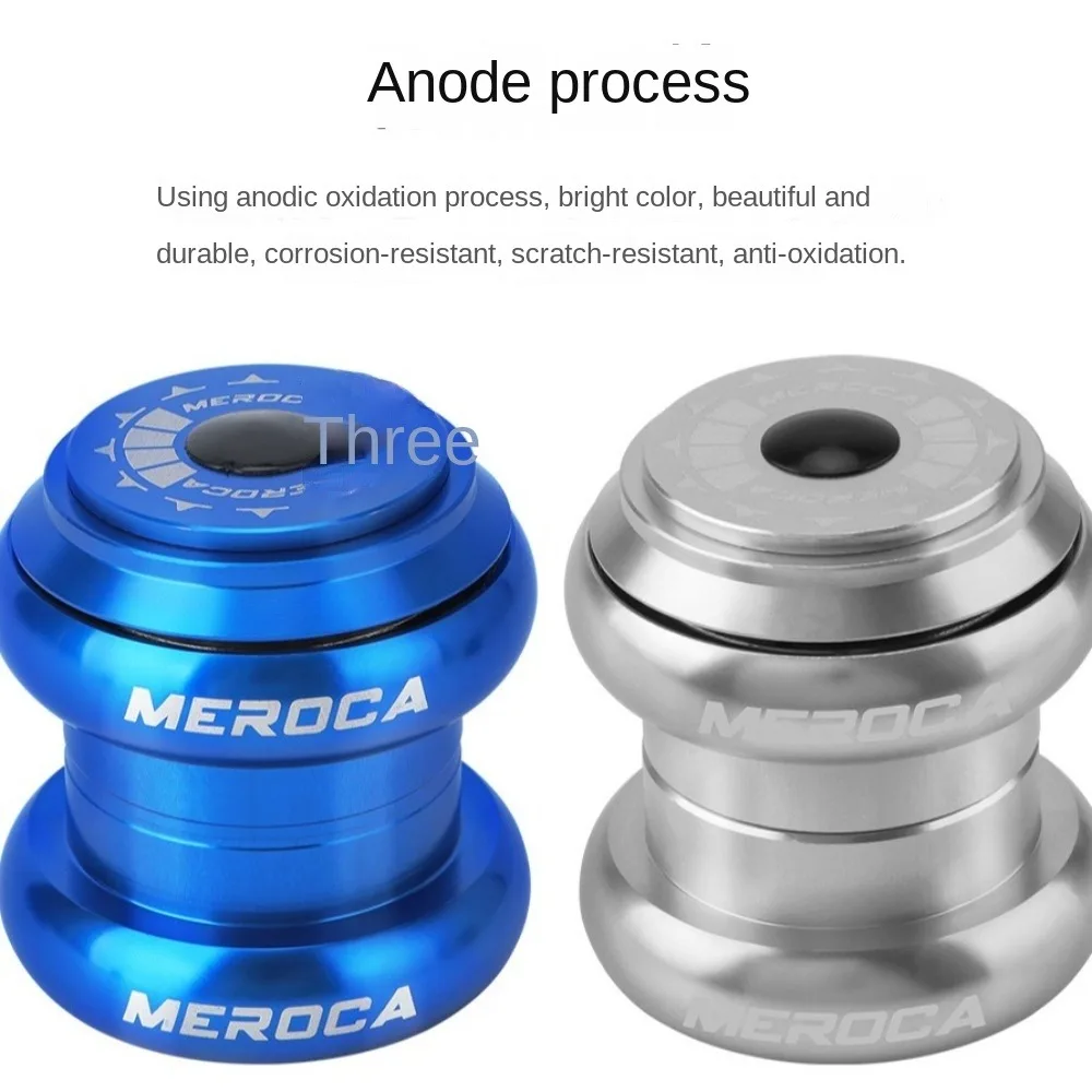 Auriculares duraderos MEROCA para bicicleta, copas de dirección de bicicleta de doble Peilin de 34mm, piezas de bicicleta de aleación de aluminio para horquilla de Ciclismo de montaña