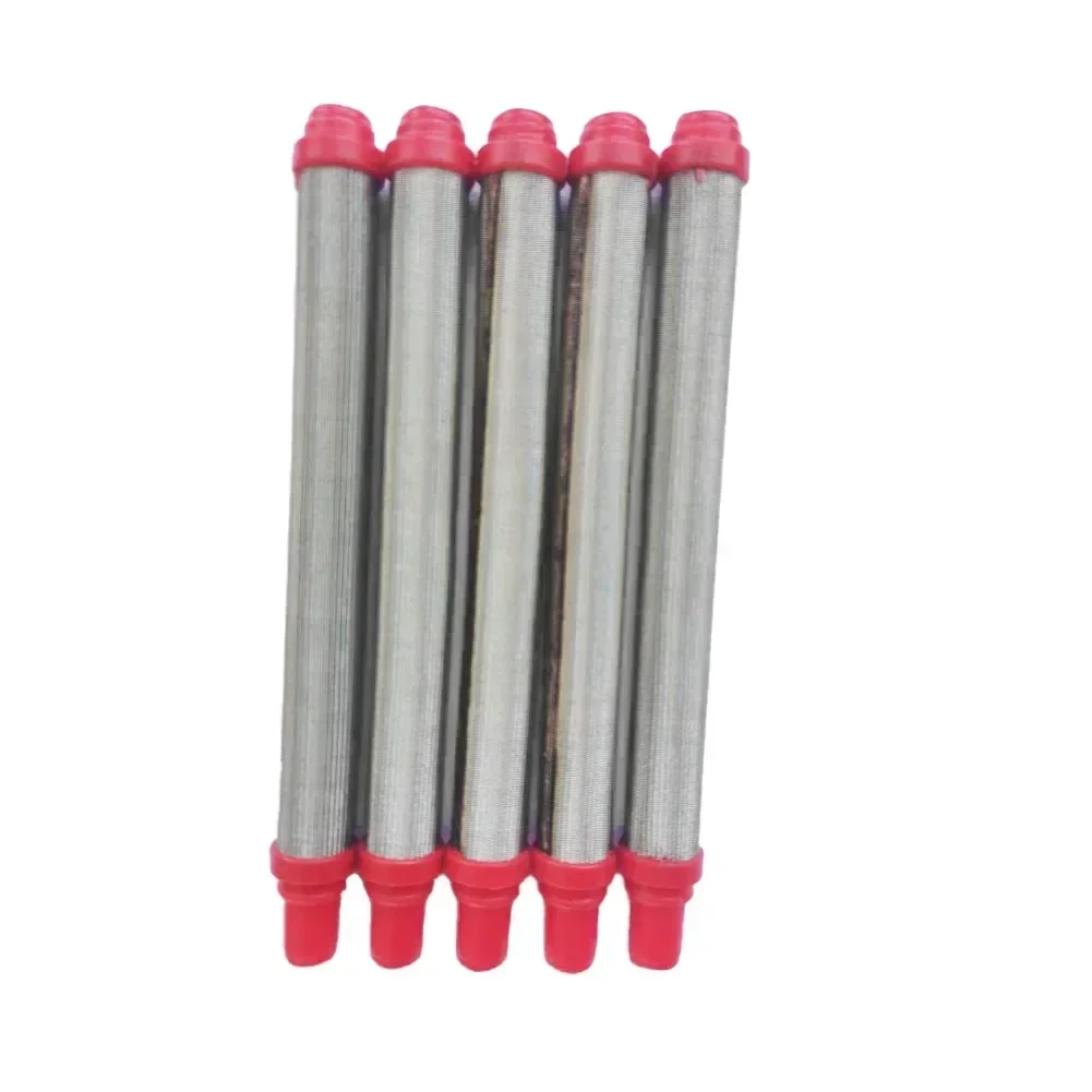 Imagem -04 - Pistola Mal Ventilada Filtro Pulverizador de Pintura Inserção 30 100 200 Malha 304 Aço Inoxidável Acessórios da Máquina de Pulverização 10 Peças