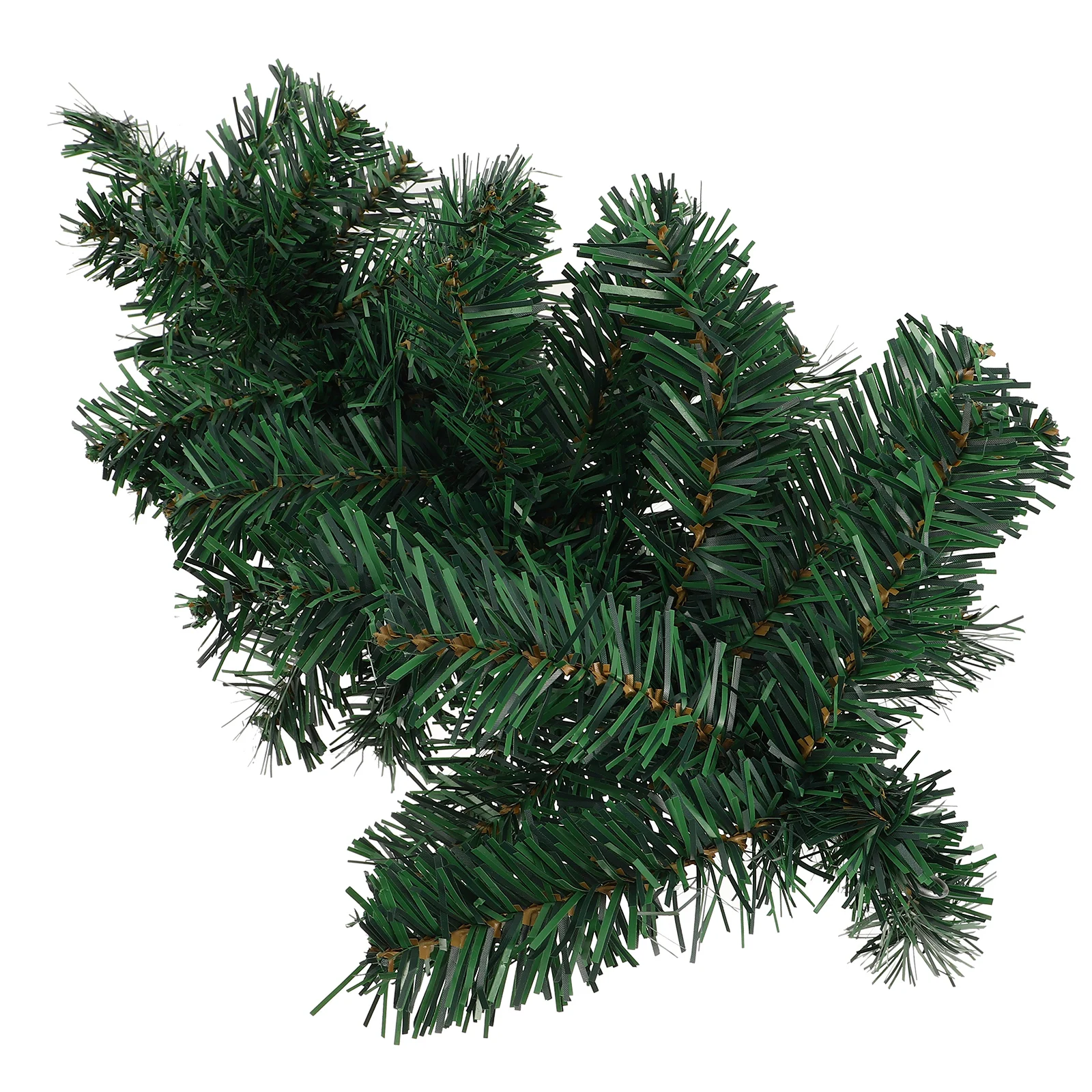 

Xmas Teardrop Door Swag Green Plastic Upside Down Tree Christmas Wall Hanging Decorations Festive PVC Wreath Holiday Season