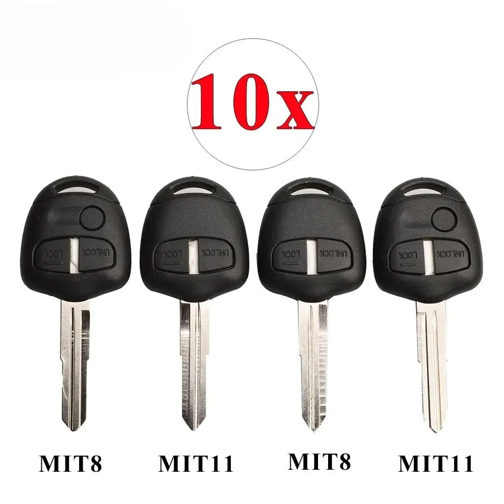 

10 шт./лот 2/3BTN транспондер автомобильный ключ пульт дистанционного управления чехол для брелока для Mitsubishi Grandis правое/левое лезвие