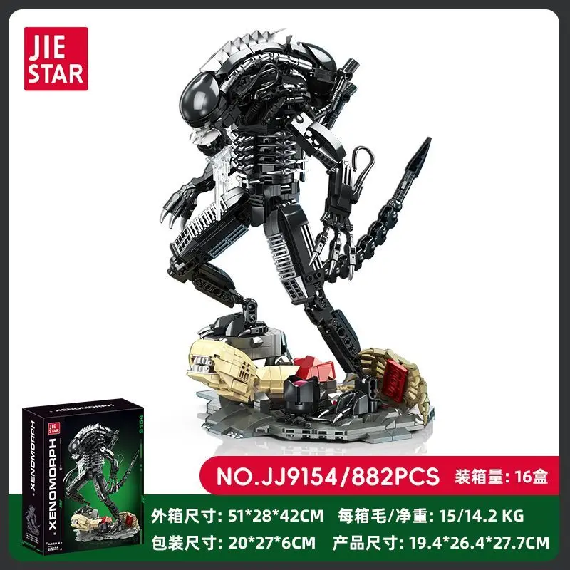 

JJ9154 Alien Beasts Star Wars Alien Series Type Creative Bricks Decoraiton Toys For Children Adult Gifts static Boy's Gift
