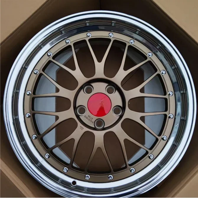 مخصص 2 قطعة 3 قطعة خفيفة الوزن مزورة سبيكة عجلة LM10 للسيارات الرياضية M3 M4 F30 F80 F82 G30 G31 G05 F90 E90 F32 5x112 5x120 #4