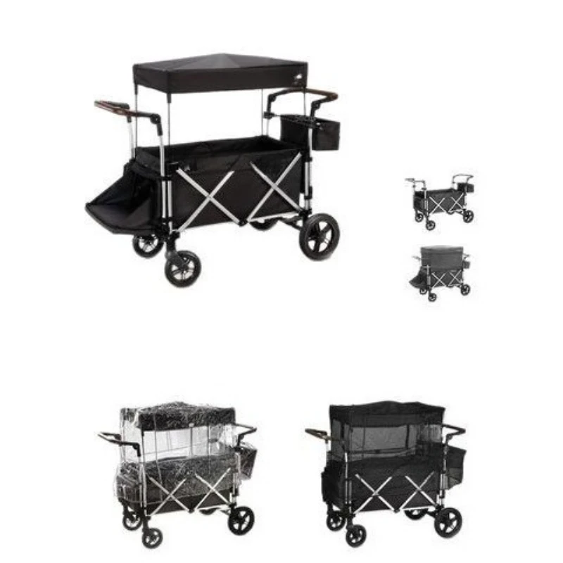 

Outdoor camp driver cart folding portable camping trailer