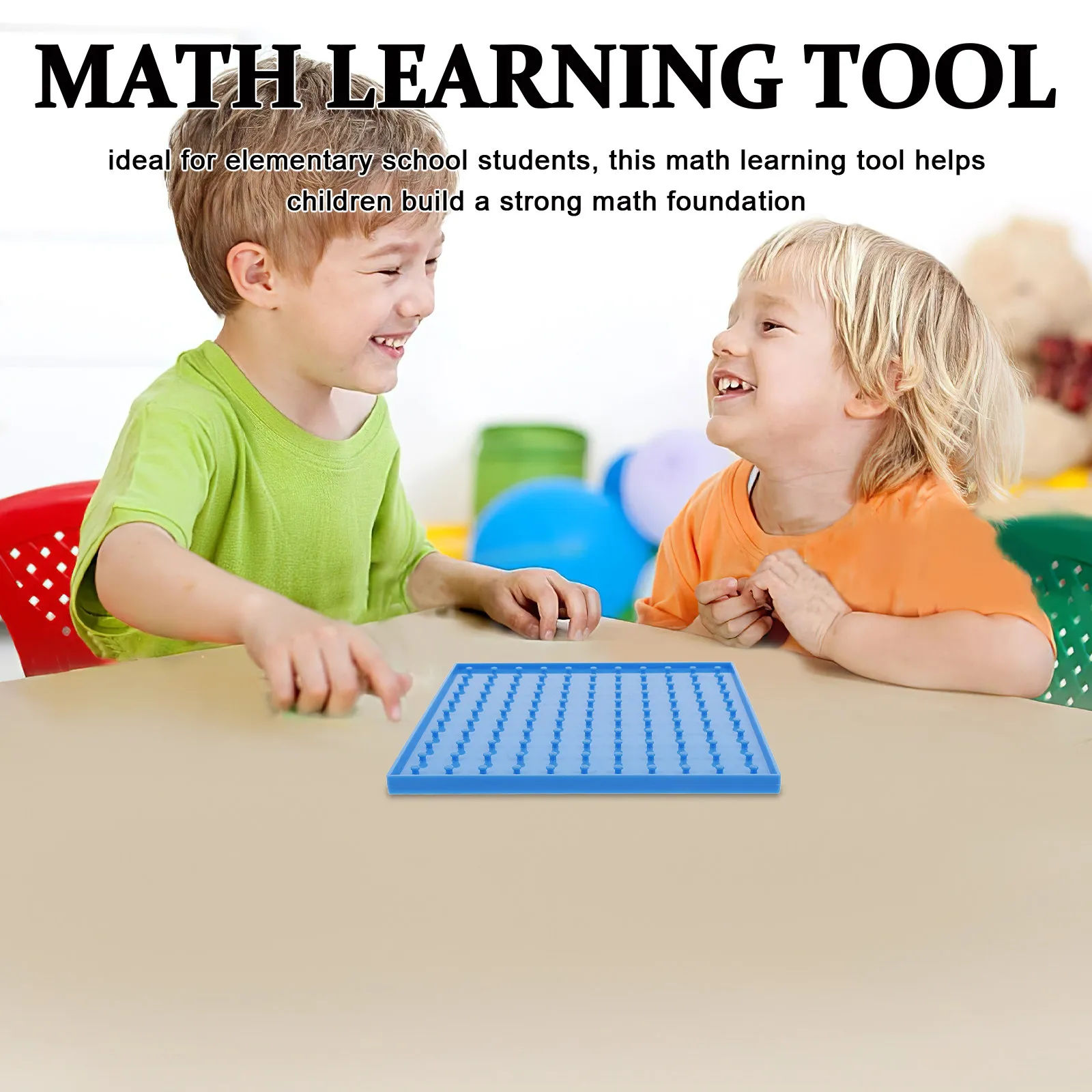 1Set Math Learning Board For Special Education Classroom Math Teacher Educational Geoboard Dual Sided