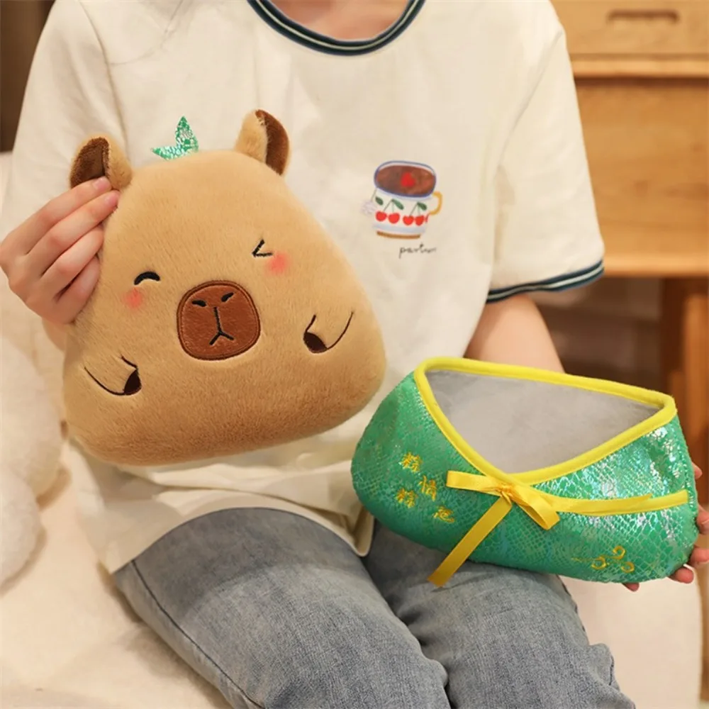 

Creative Capybara Zongzi Pig Sheep Zongzi Cotton Doll Fluffy Cute Zongzi Stuffed Doll Christmas Gift