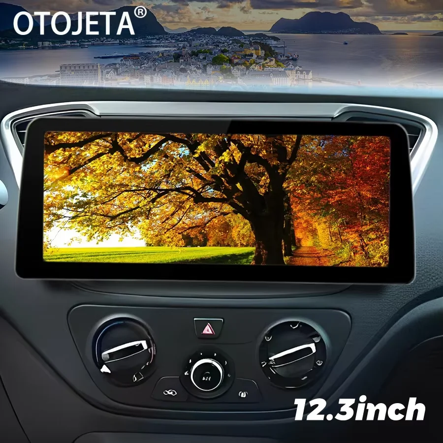 12.3inch Android 14 Screen Car Video Player 2Din Radio Stereo For Hyundai Verna Accent Solaris 2016 Multimedia Carplay Head Unit