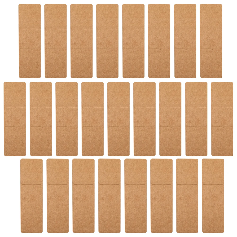 

30pcs Bookmark Sleeves Blank Kraft Paper Creative Card Holders Vintage Display Retro Artistic Organizer Protectors