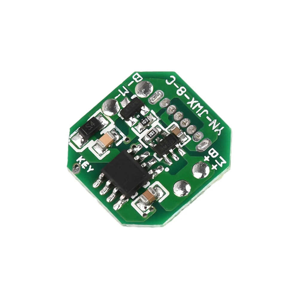 3.7-4.2V Flashlight Driver Board Type-C Charging Port Integrated Charging And Discharging Module DIY Circuit Board for 10W lamp