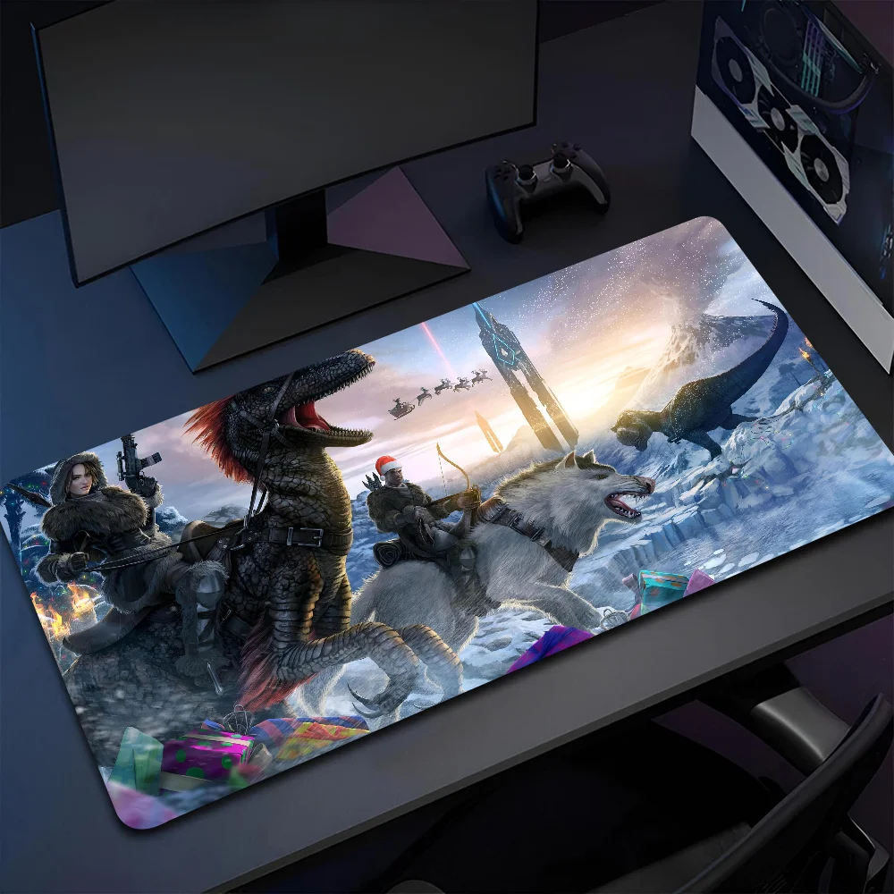 

1pc A-Ark Survival Evolved Non-slip Mouse Pad Suitable For Office Computers Laptops E-sports Game Desk Mats XXL Keyboard