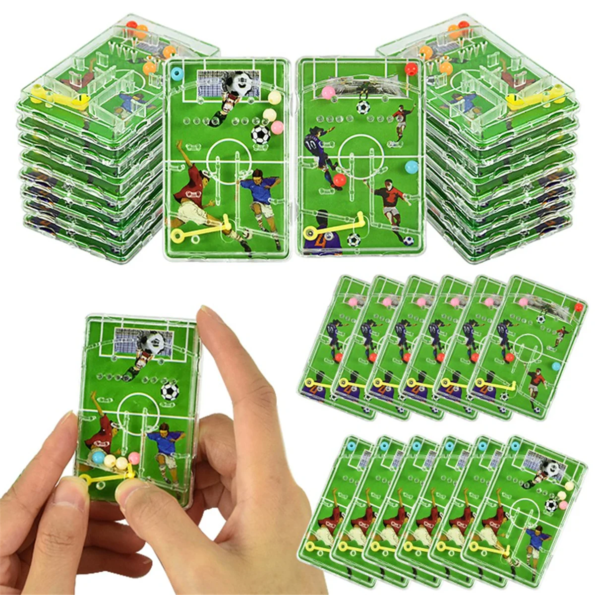 20pcs Football Party Favors Maze Game Boys Soccer Theme Birthday Party Decoration Kids Gift Toy Supplies