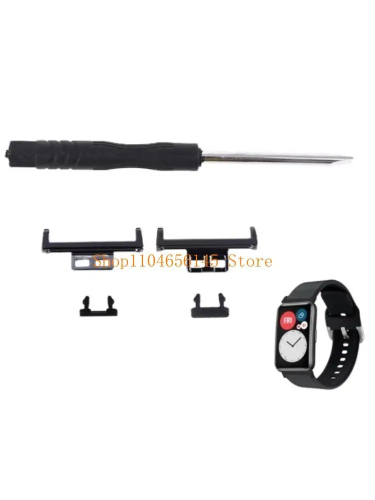 

652F, 1 пара, комплект для подключения браслета для смарт-часов, адаптер для браслета, крепление для HUAWEIWatch, подходит для