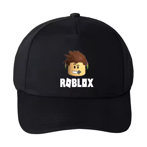 Roblox Game Cartoon Print Baseball Cap Anime Peripheral Sun Hat Student Birthday Gifts