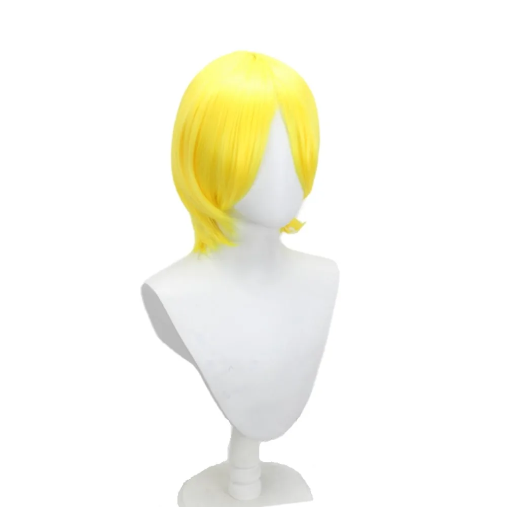 Peluca Limbus Company Don Quijote - Pelo de cosplay de anime amarillo