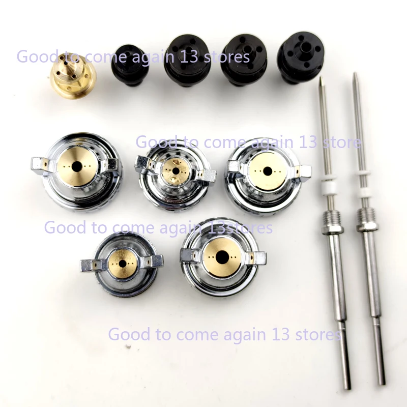 W-71 77/F-75 Spray Gun Nozzle Kit 1.5/4.0 Caliber Gun Nozzle Wind Hat and Cap Set for Spray Gun