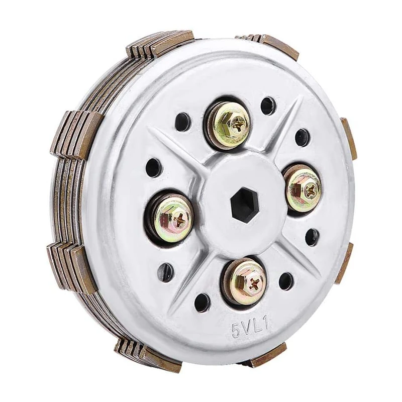 

Complete Clutch Setup Drum Assy Basket Friction Plates Kit Sit Clutch Plates for YAMAHA YBR125 YB 125 XTZ125 TTR-125