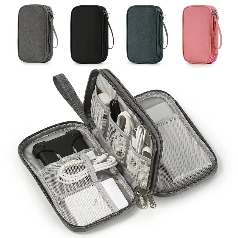 Travel Cable Storage Bag Portable WaterProof Electronic Digital Organizer USB Data Line Charger... product image
