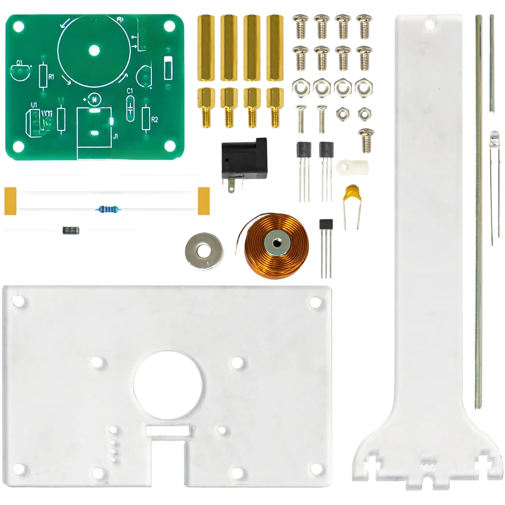 For Physics Experiments Electromagnetic Swing Oscillator Module Colorful Flashing Led Circuit Demonstration Sensor