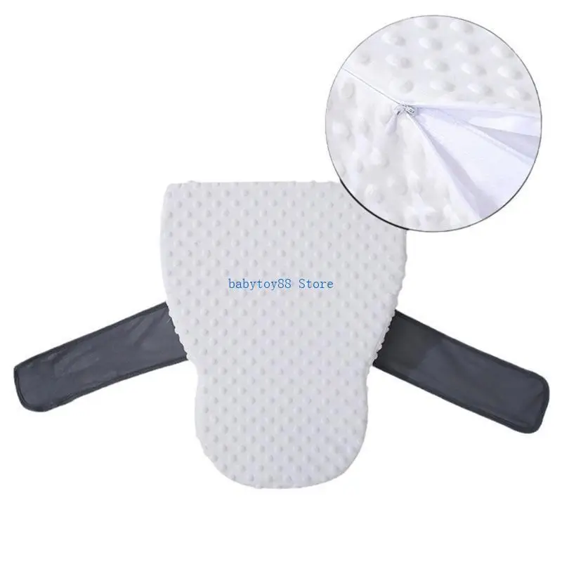 Y4UD وسادة دعم الطفل المريحة وسادة رضاعة الطفل للجنسين لسرير الأطفال أو عربات الأطفال #2