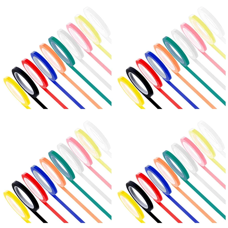 

Лента для автоклава Best-40 рулонов, стерилизационная лента, ширина 0,24 дюйма, длина 216,5 дюйма, идентификационная лента для инструментов, 10 цветов