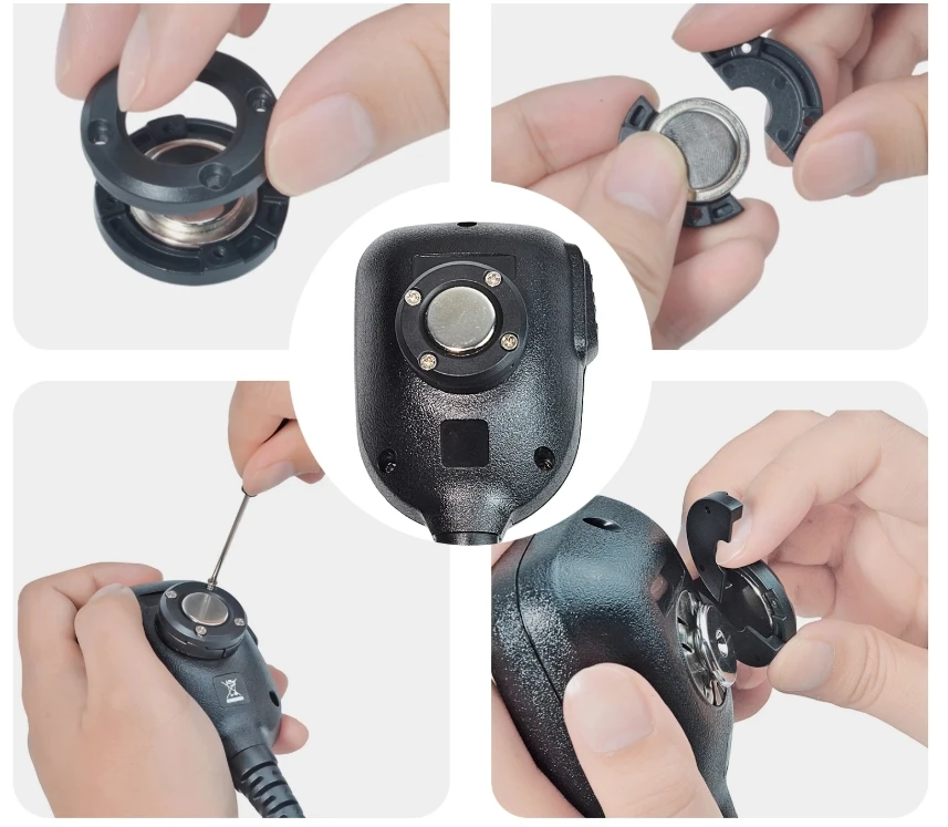 Magnetische Mikrofonhalterung, feste Halterung für Handmikrofone, Armaturenbrett-Wandhalterung für Yaesu FT7900R MH48 SSM-85D Shoud – Detail 4