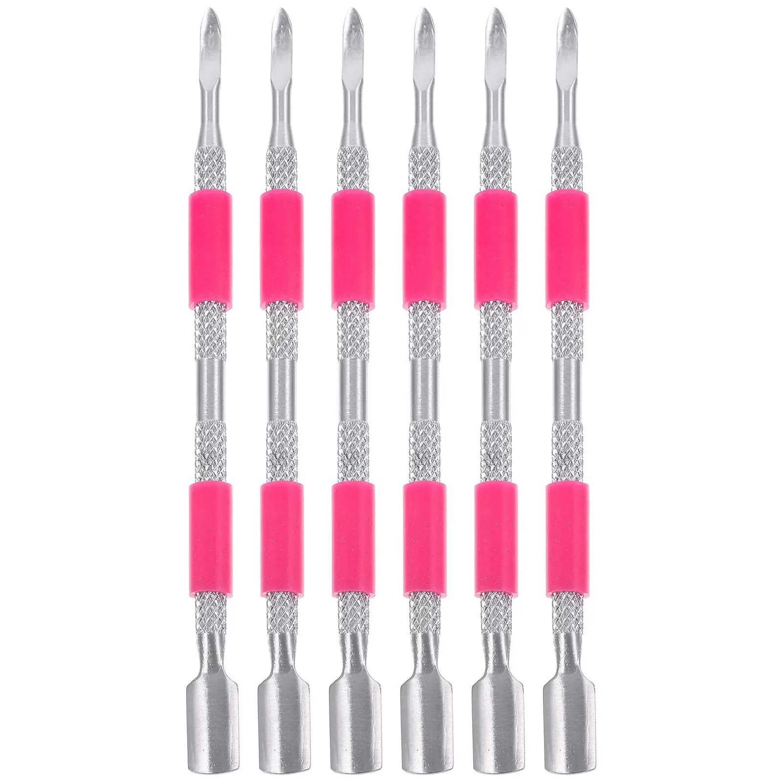 

Manicure Tools Stainless Steel Cuticle Pusher Nail File Cleaner Gel Remover Scraping Tool for Salon Home Use Nail