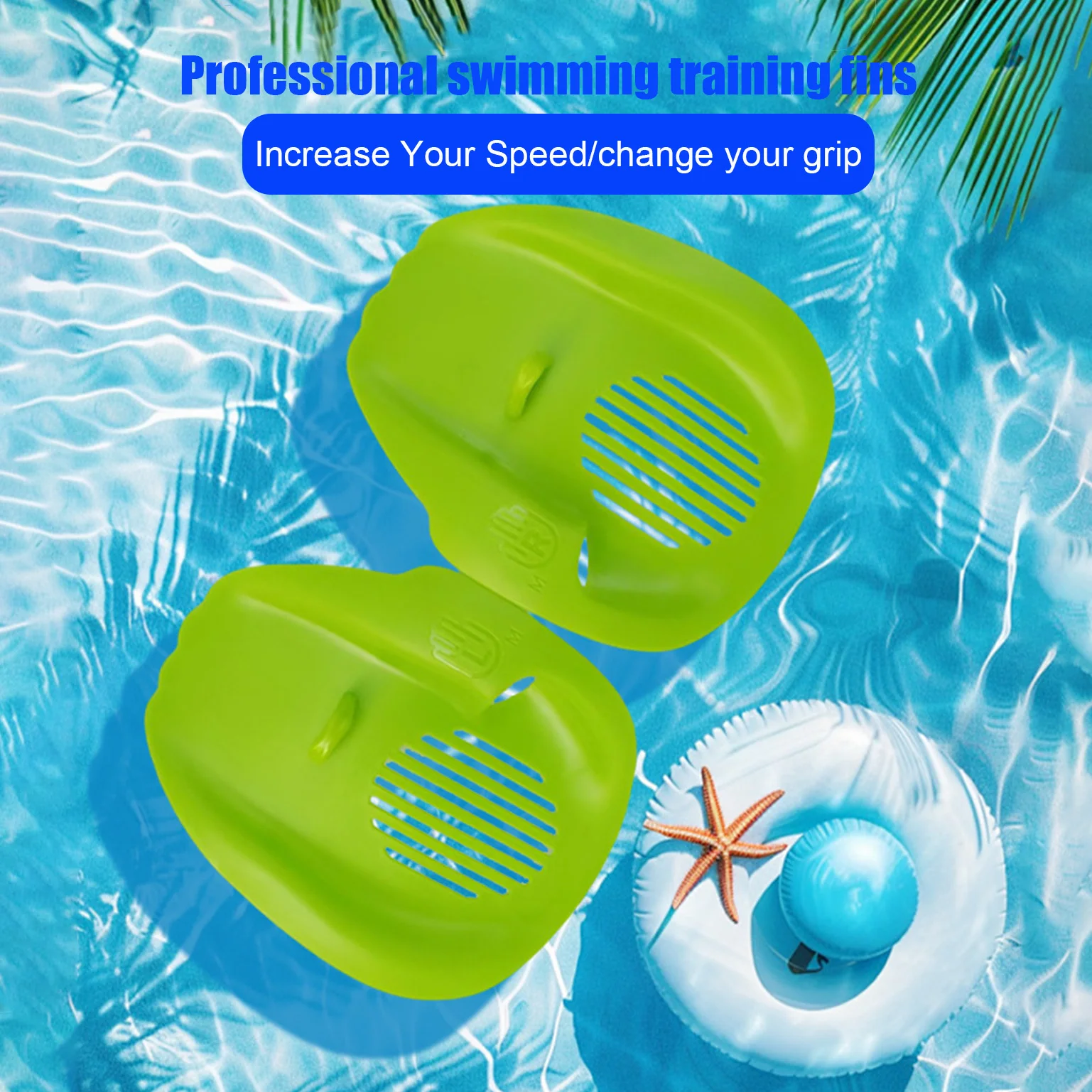 Luvas de natação com nádegas artificiais para natação livre, para treino profissional de natação estilo borboleta e braço, para homens e mulheres adultos.
