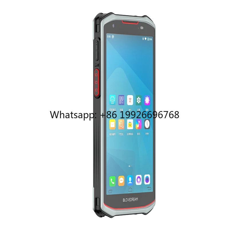 Android Pda Barcode GPS WIFI Android System Handheld Reader Rugged Handheld Pda 5.5 Inch Android Hand-held Terminal