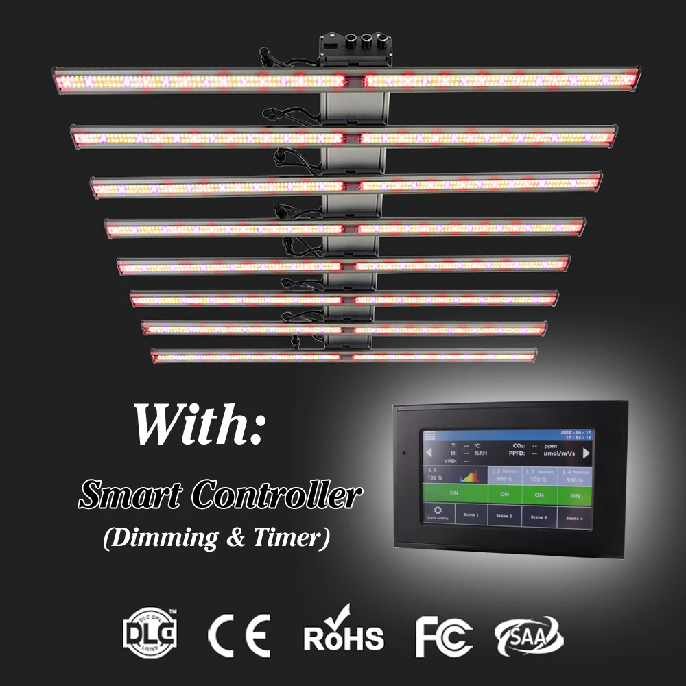 2024 Latest Phytolamp 6Bar 8Bar 10Bar 12Bar Quantum tech LED Grow Light Separate Control Full Spectrum UV/IR For Indoor Plants