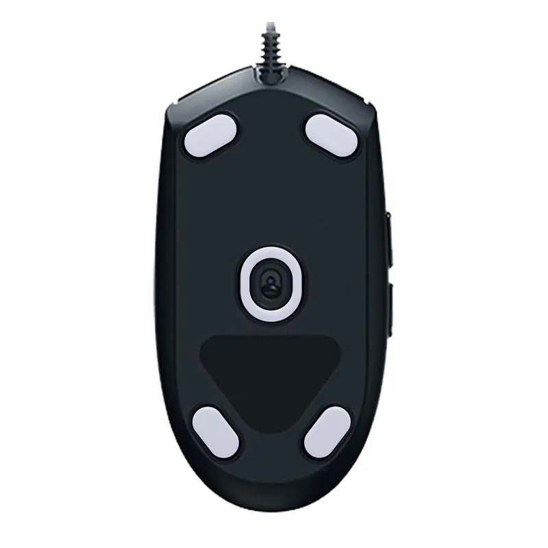 2 set TALONGAMES sepatu roda Mouse kaki Mouse abu-abu terang kustom tepi melengkung untuk pengganti kaki Mouse Logitech G102 / G203 / Gpro