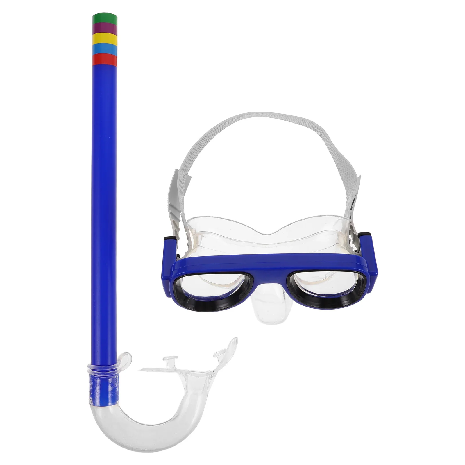 

1Set Children's Diving Set Anti-Fog Swimming Mask Silicone Tube Leak-Proof Snorkeling Gear for Kids Pools Beaches