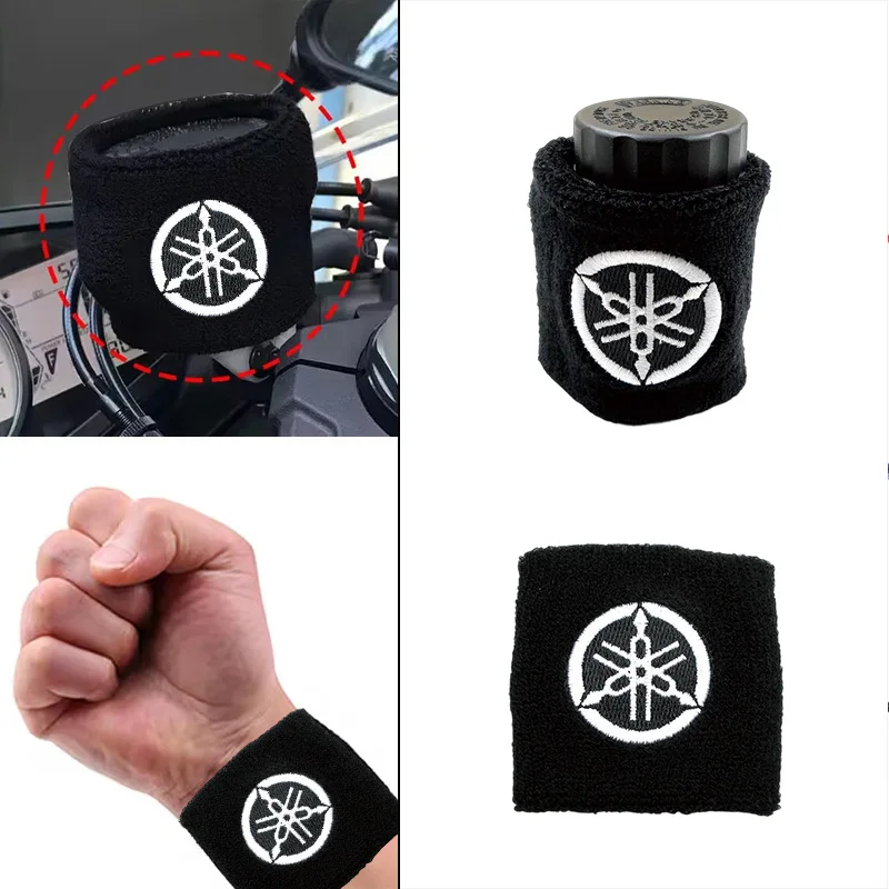 

Embroidery Motorcycle Front Fluid Oil Brake Reservoir Sock Cover For Yamaha R1 R3 R25 Mt-09 Mt07 Fazer Fz6 Xj6 R15 Accessories