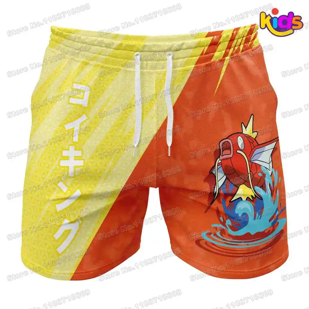 

16-й поп-шорты в стиле аниме для детей, одежда для серфинга, BJJ MMA, шорты для мальчиков, обтягивающие купальники для дайвинга, летний пляжный поплавок для девочек
