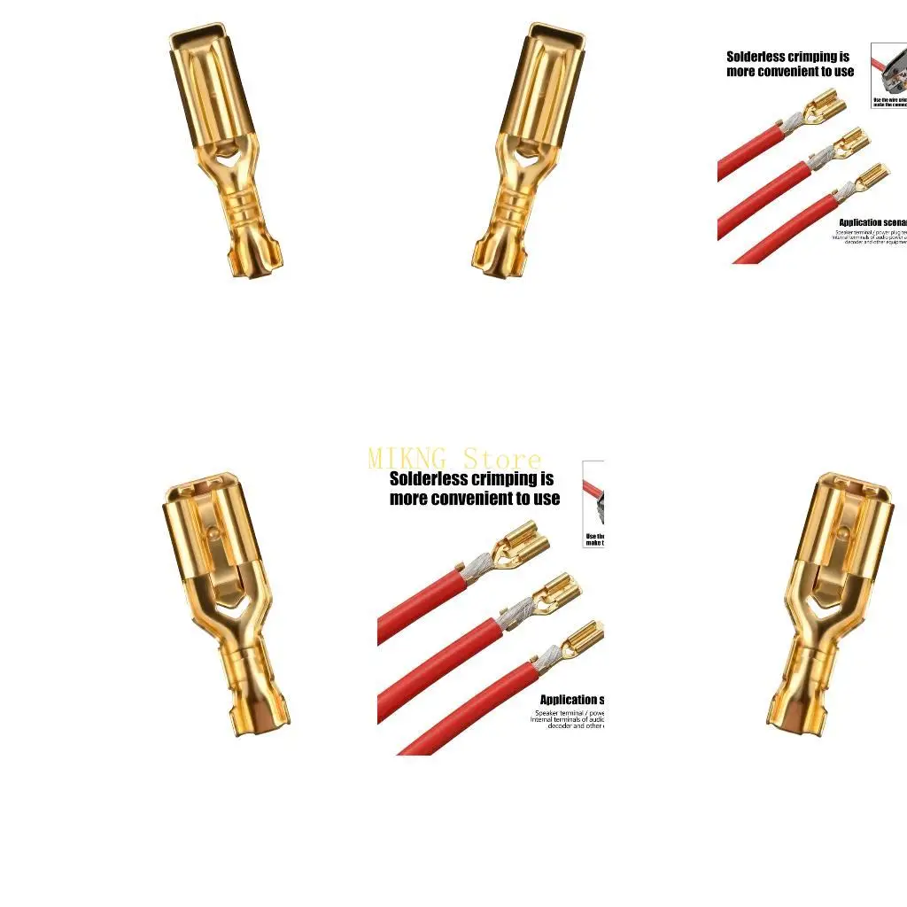 Insulated Locking Fork Terminals with Quick Release Mechanism for Efficient Wiring in Tight Space Best Sale