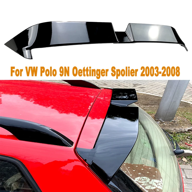 

Для VW Polo 9N Oettinger Spolier 2003-2008 автомобильный AMG заднее крыло фиксированный спойлер заднее крыло модифицированные аксессуары для украшения