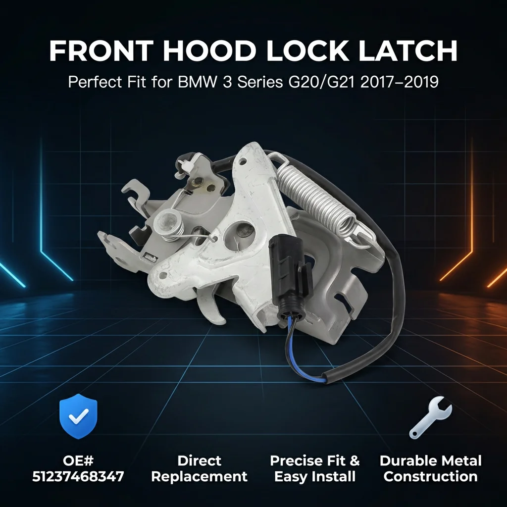 1/2PCS Front Left Right Hood Lock Latch 51237468347 51237468348 For BMW 3 Series G20 G21 2017 2018 2019