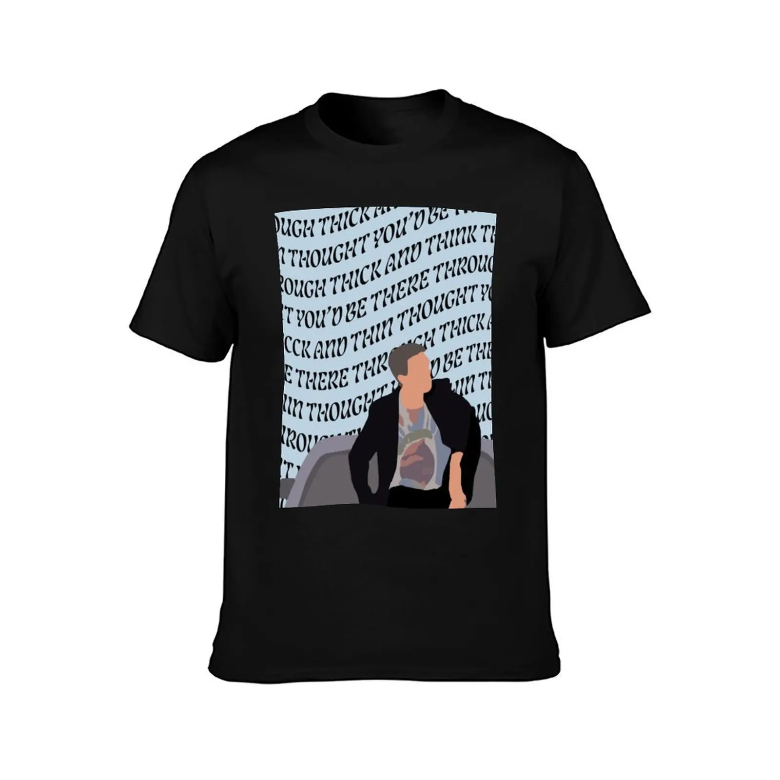 Thick and Thin LANY Paul Klein T-Shirt aesthetic clothes Man t-shirt graphic tee shirt mens clothing