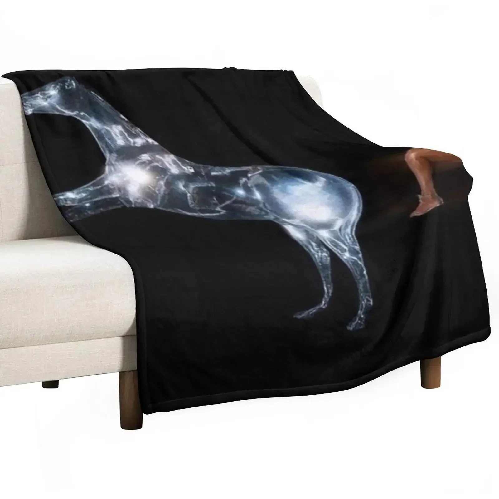 

disco horse Throw Blanket Decoratives Designers Blankets