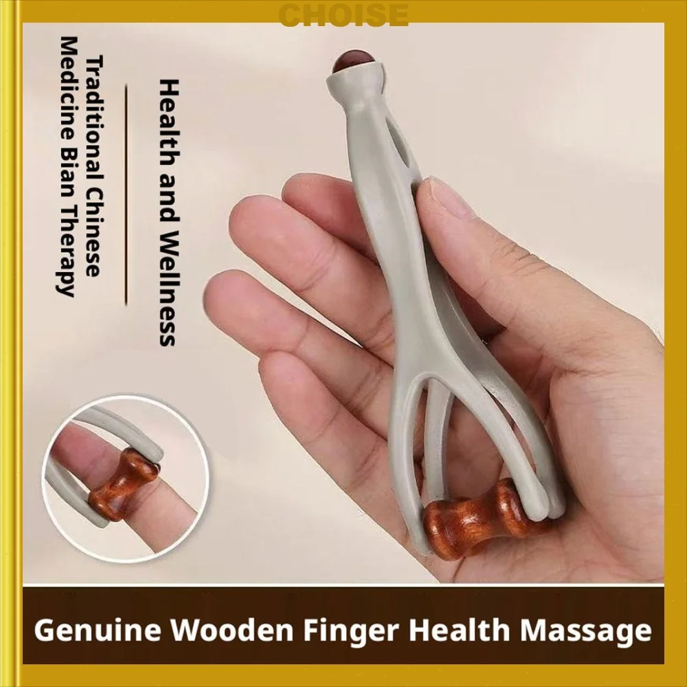 Finger Massager Dual-Row Roller Design Easy Use Relieve Finger Fatigue Promote Blood Circulation Portable Roller Finger Massager