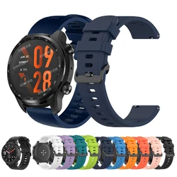 22mm Silicone Band for Ticwatch Pro S/X/2020/2021/GTX /GTW/GTH 2/E2 S2 Watch Strap for Ticwatch Pro 3 Ultra GPS / LTE Correa
