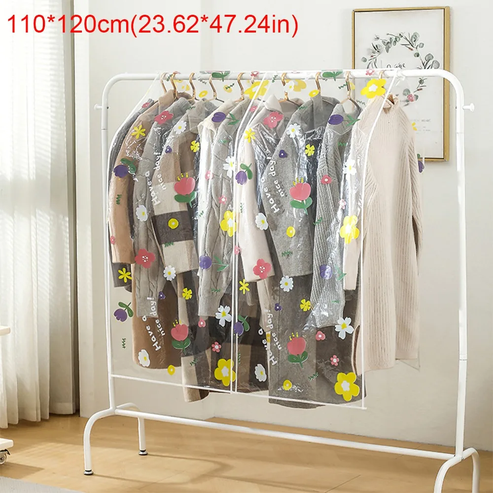 Waterproof Clothes Dust Cover Large Capacity Thicken Clothing Hanging Organizer Covers Dustproof Dress Storage Protect
