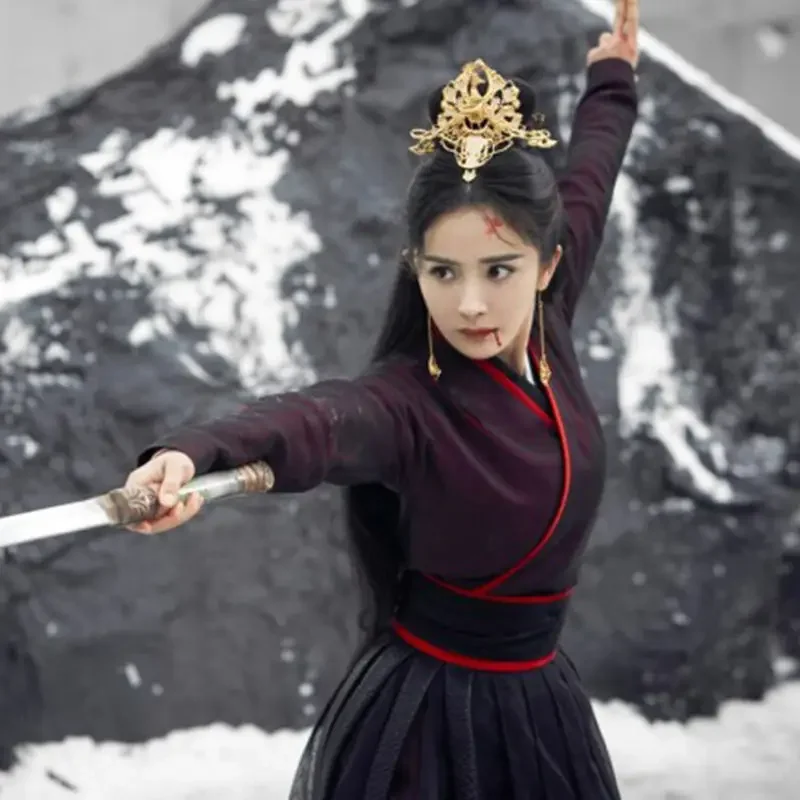 

Женский костюм феи Hanfu на Хэллоуин, костюм феи, одежда Hanfu, классическое древнее китайское традиционное древнее платье Legend of Fuyao