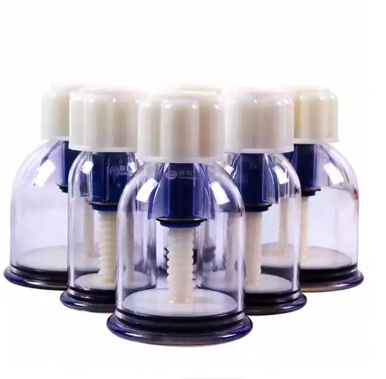 

6 thickening cupping jar of hand twist type magnetic therapy rotary pump tanks tanks